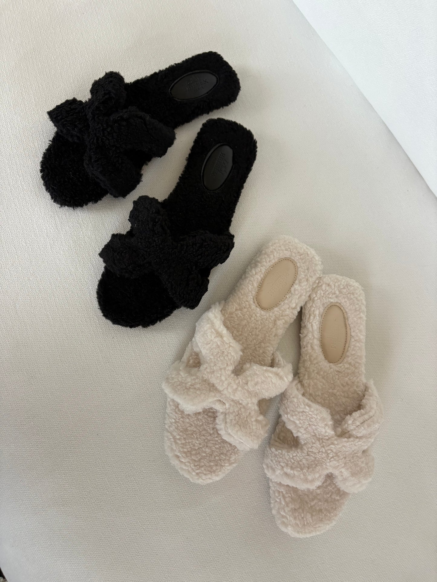 Hailey Fuzzy Sandals