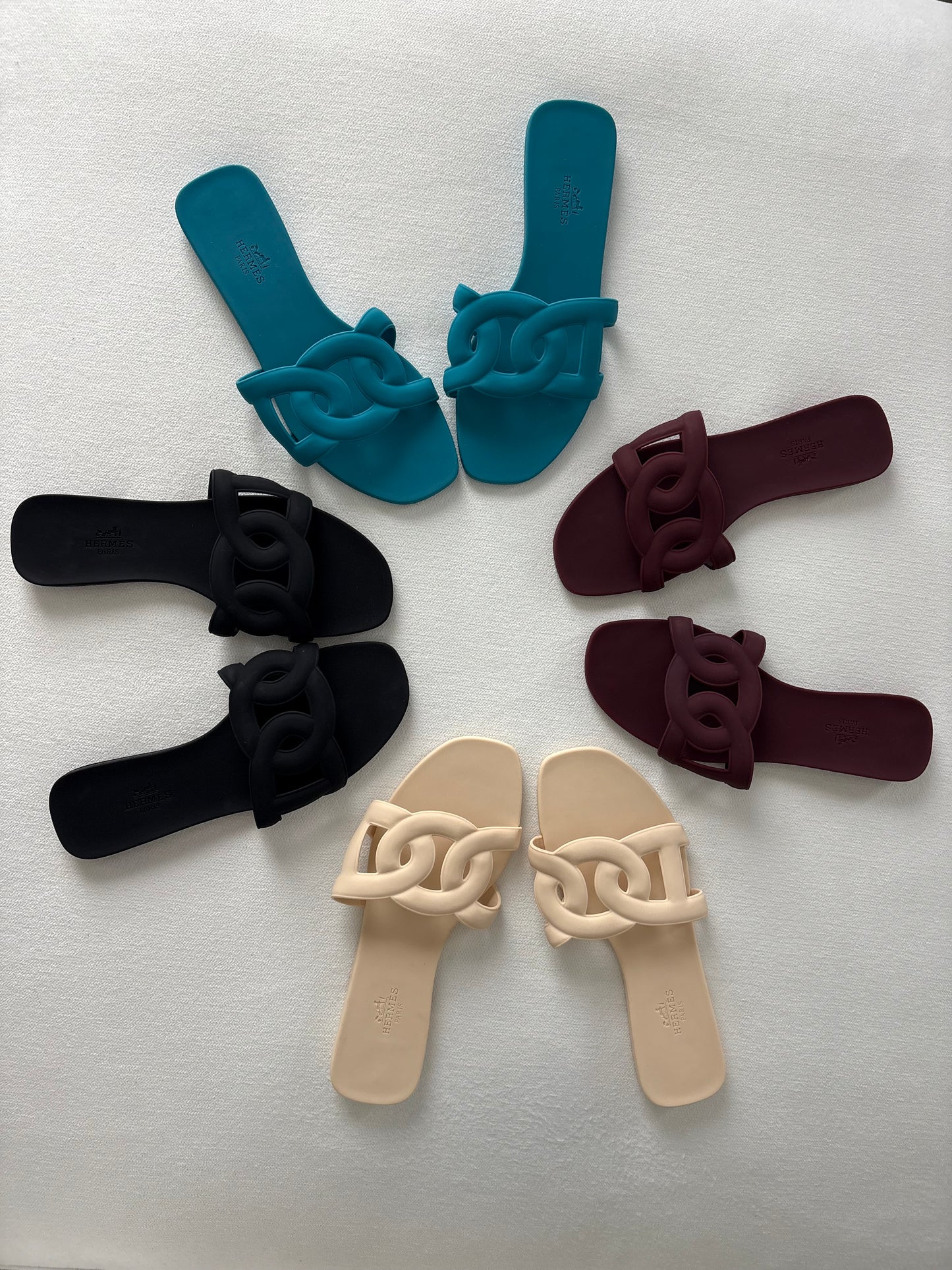 Chain Rubber Sandals