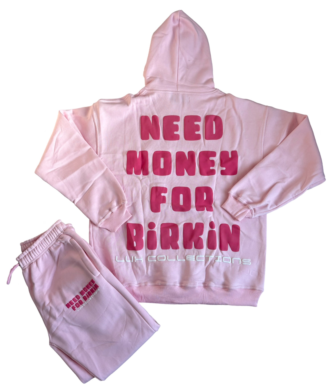 Need Money Sweater Baby Pink
