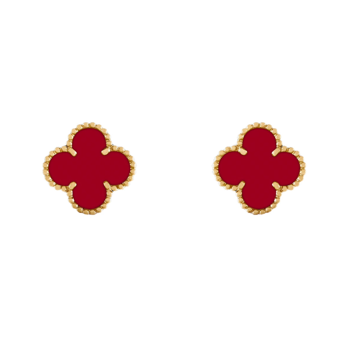 Victoria Gold Four Clover Earring