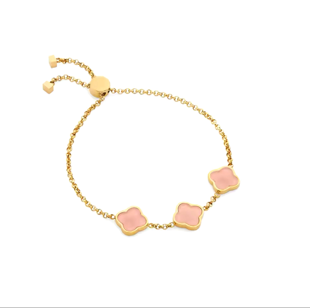 Flower Personalized Rope Adjustable Bracelet