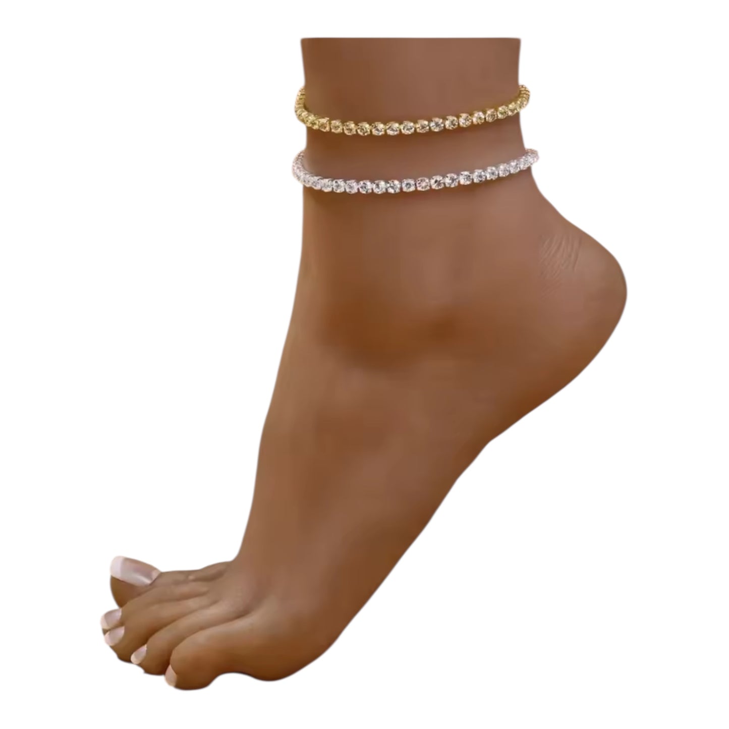 4mm Ankle Tennis Bracelet