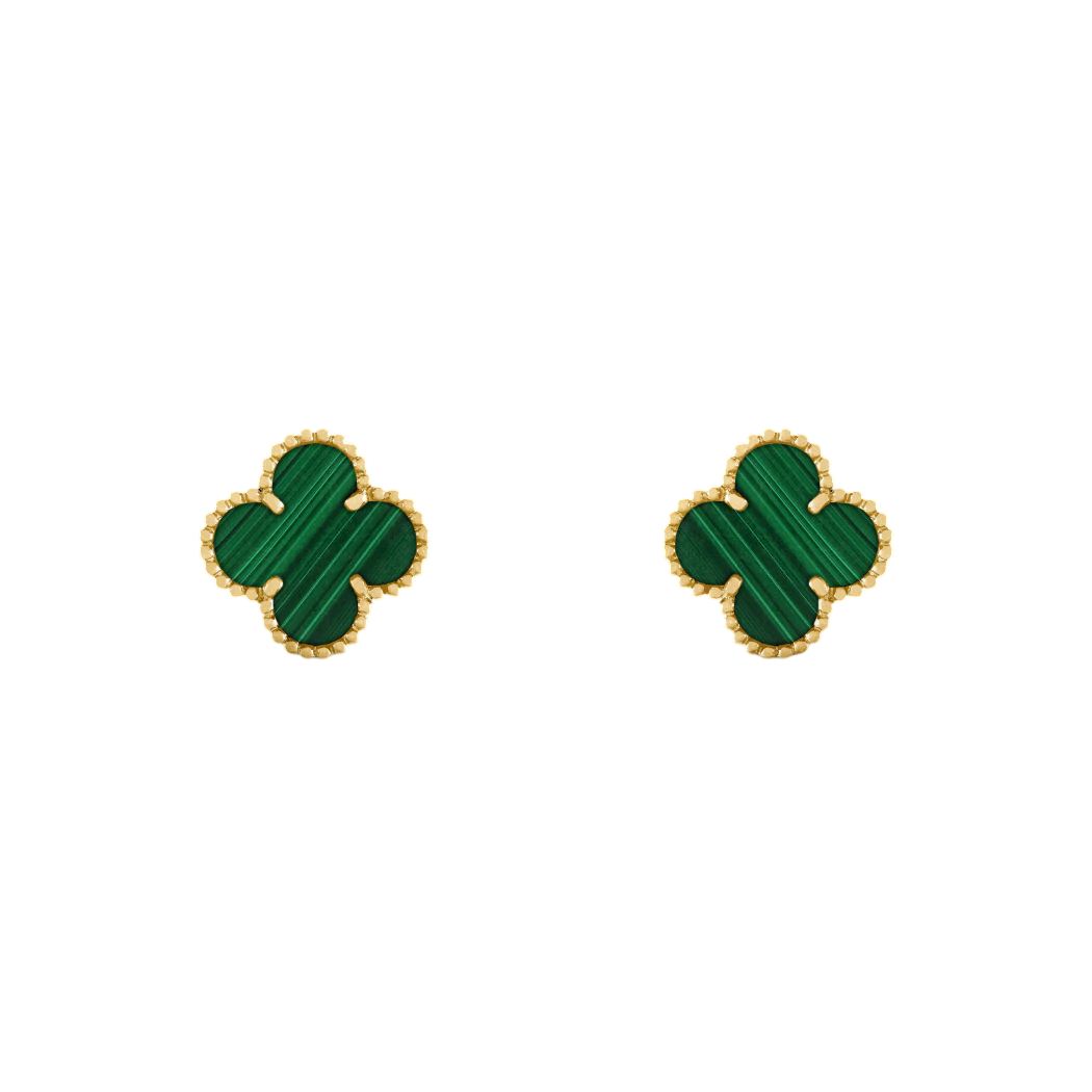 Victoria Gold Four Clover Earring