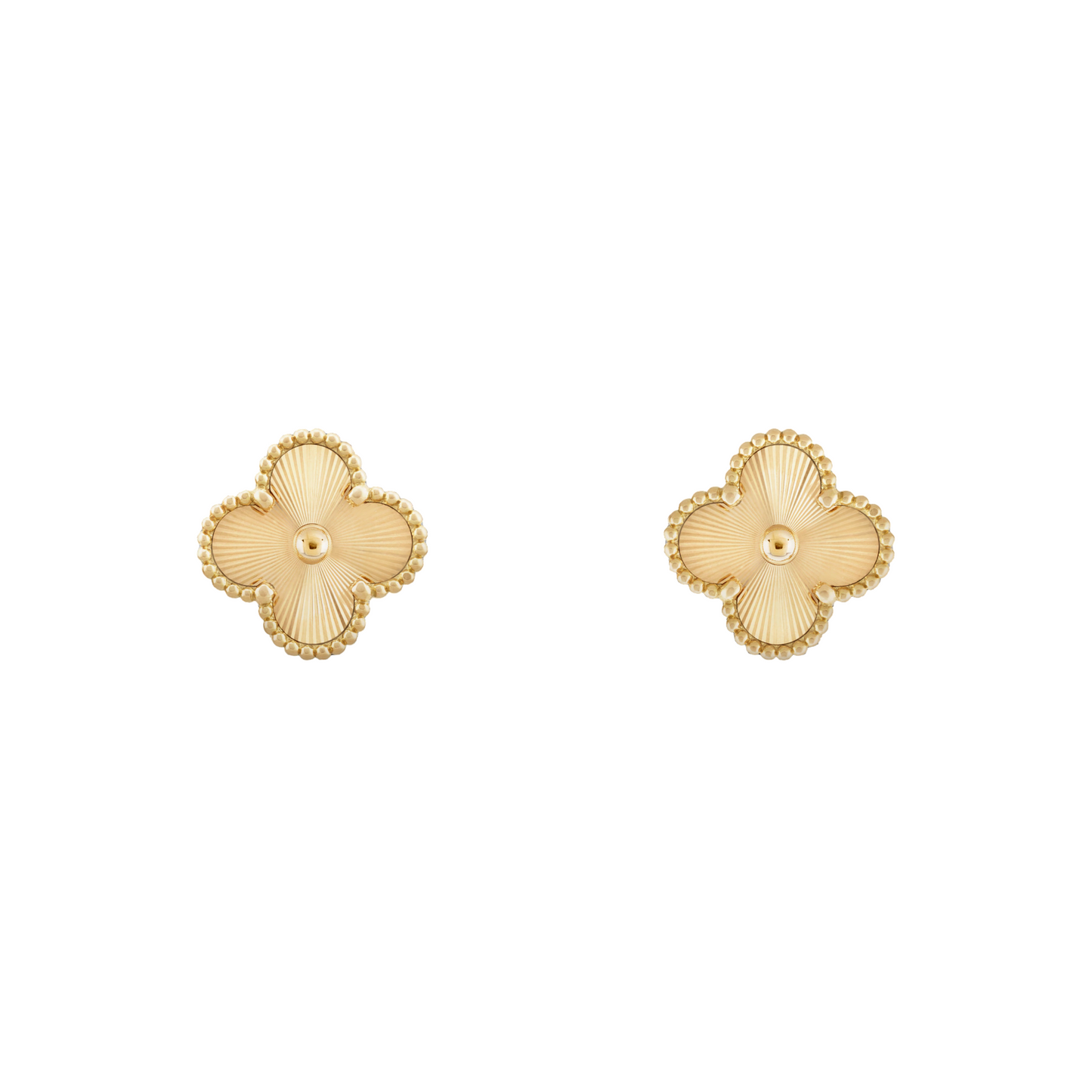 Victoria Gold Four Clover Earring