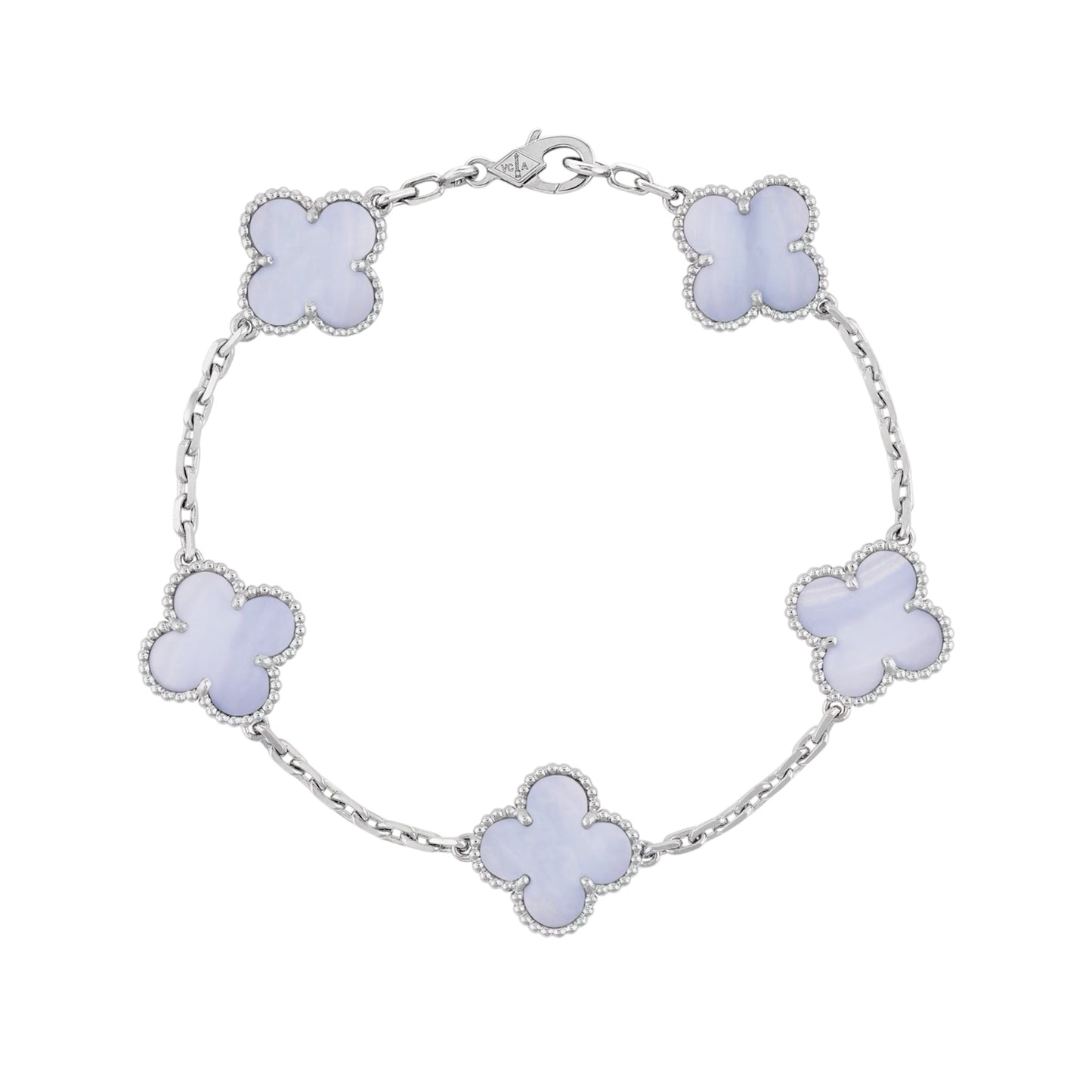 Victoria Silver Four Clover Bracelet