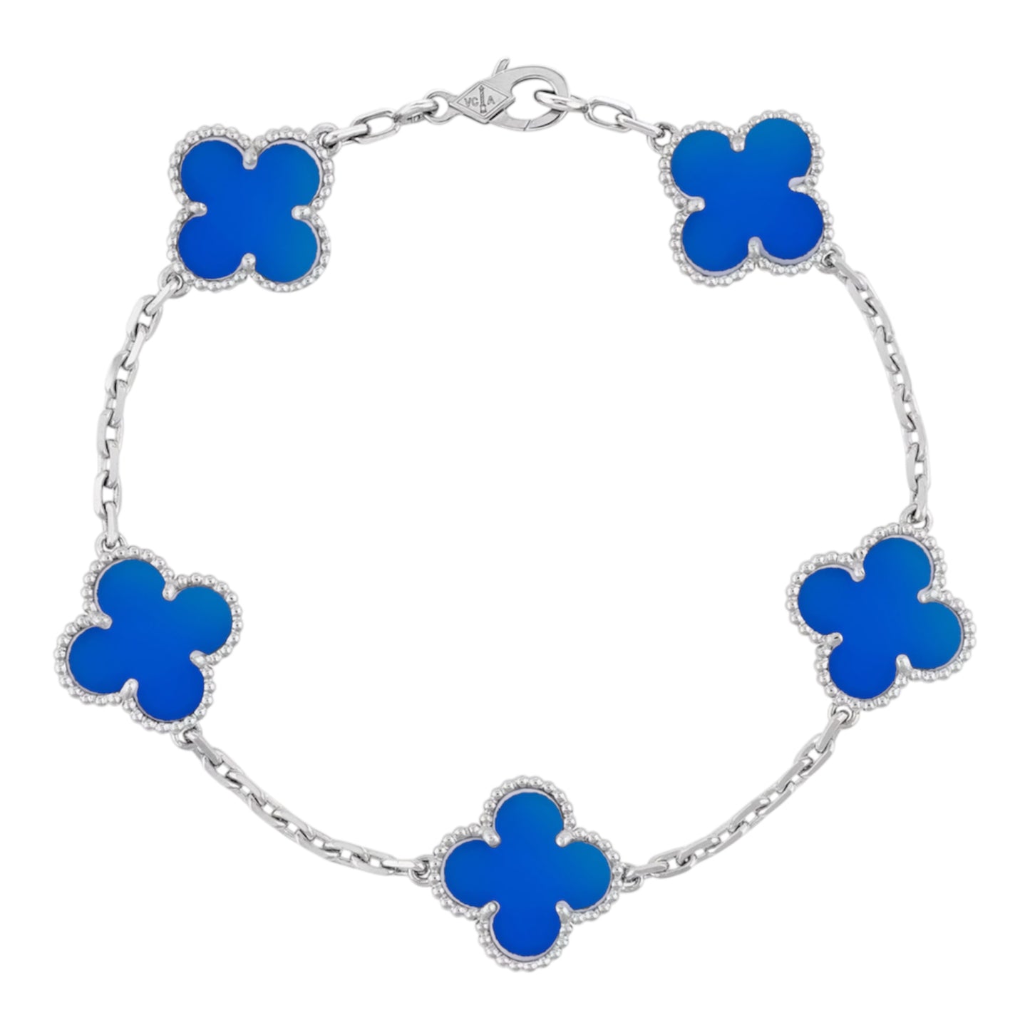 Victoria Silver Four Clover Bracelet