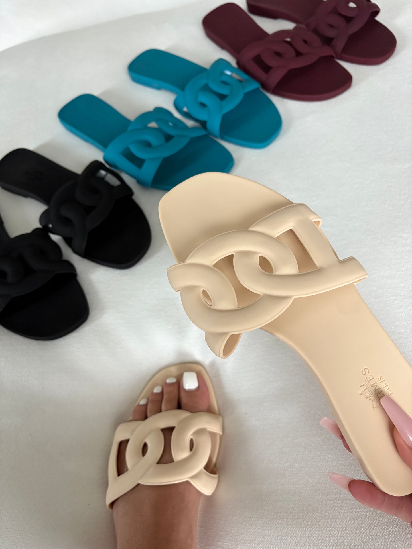 Chain Rubber Sandals