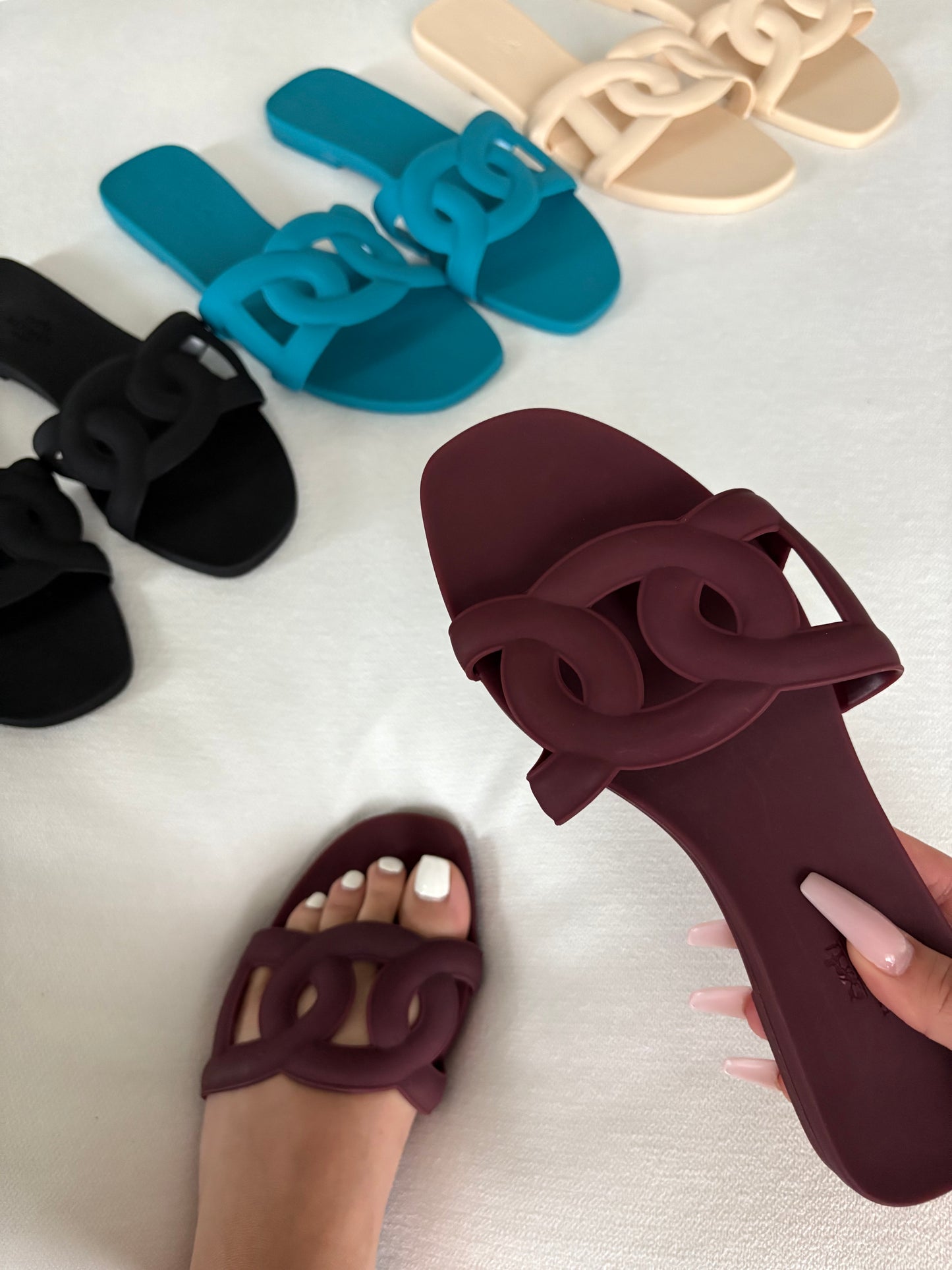 Chain Rubber Sandals