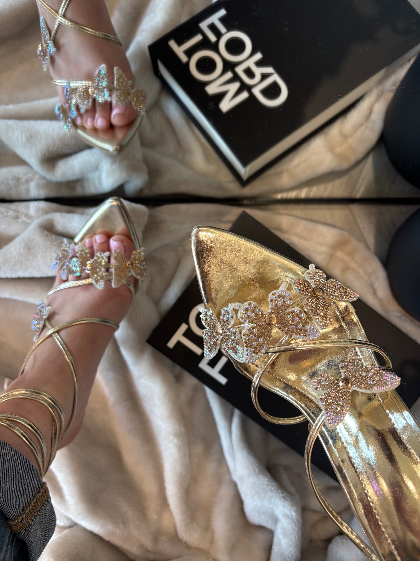 Brianna Butterfly Heels