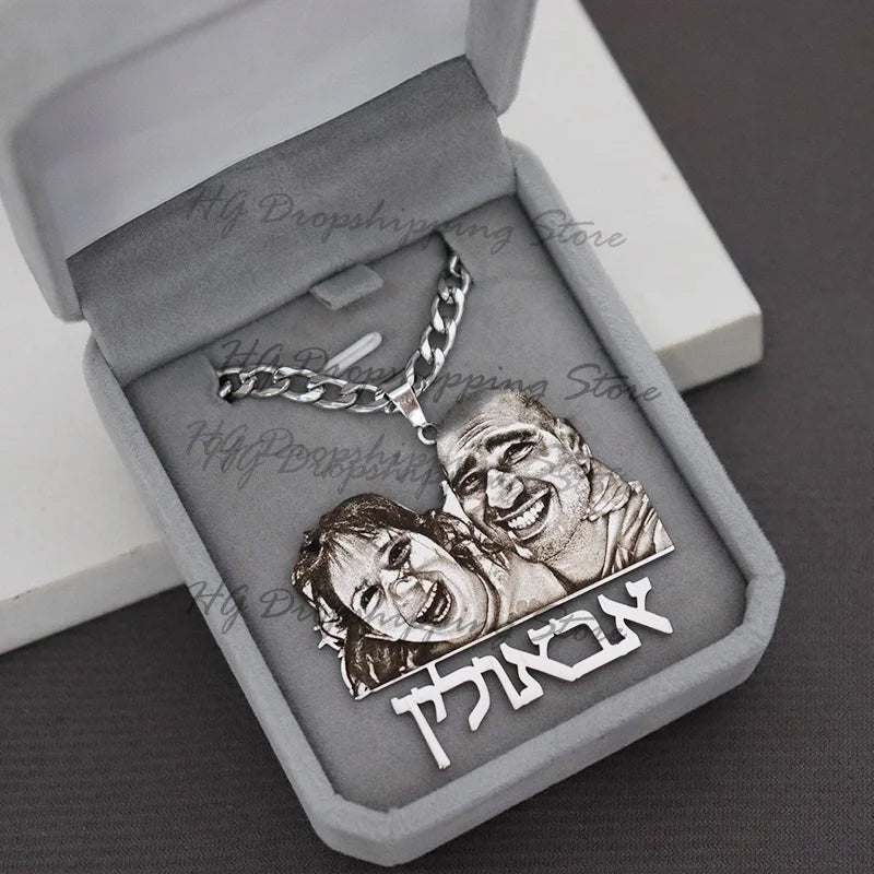 Custom Picture Nameplate Pendant