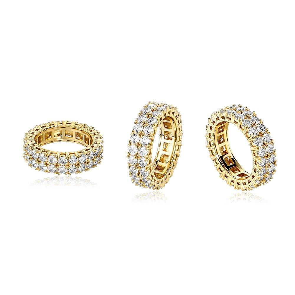 Eternity 2 paved Ring - Lux Collections Boutique
