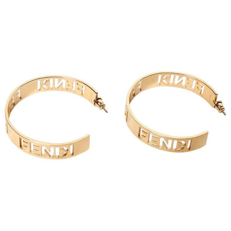 FF Gold Hoops - Lux Collections Boutique