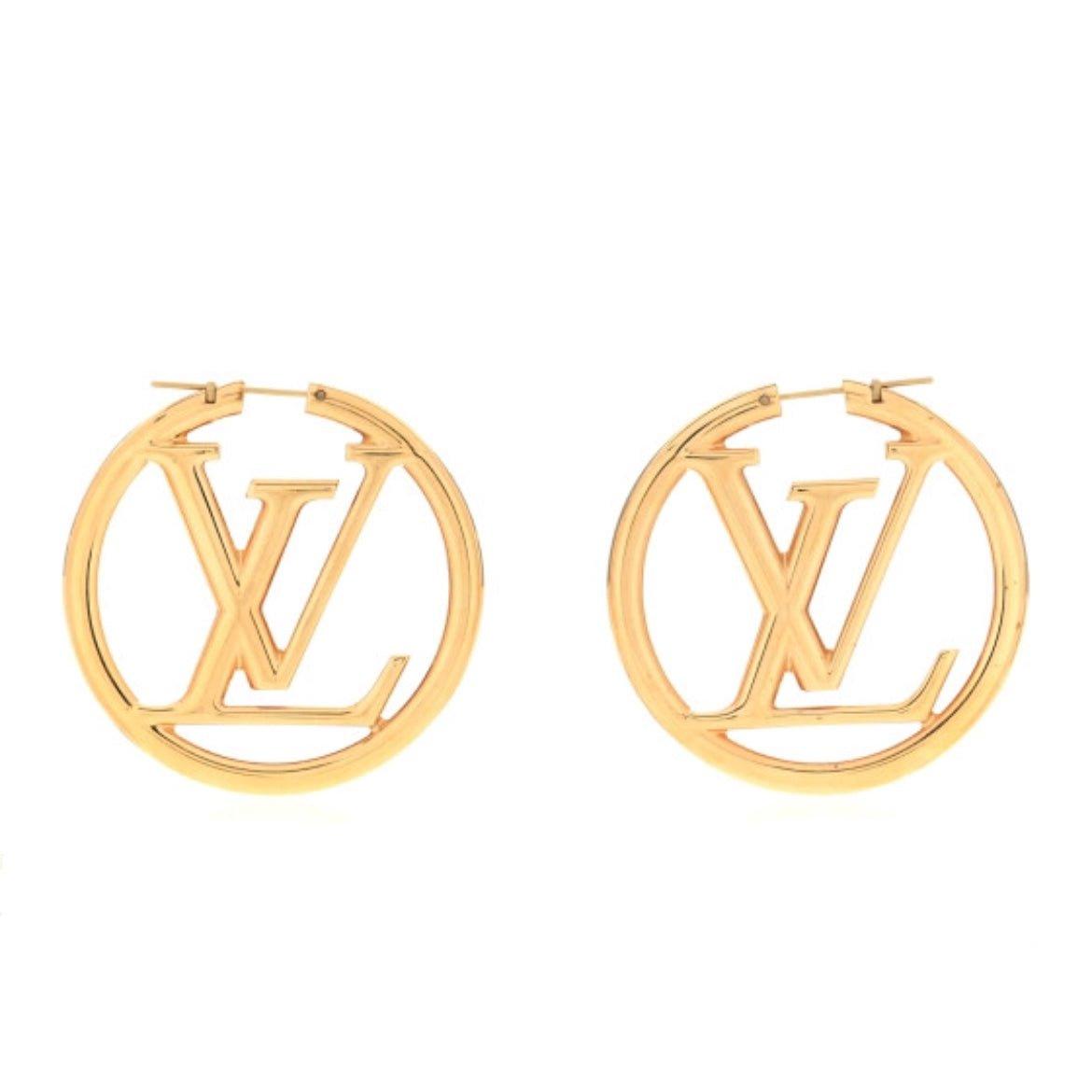 Louis Vuitton, Jewelry, Louis Vuitton Earrings Hoops Brand New Price Firm  As Brand New