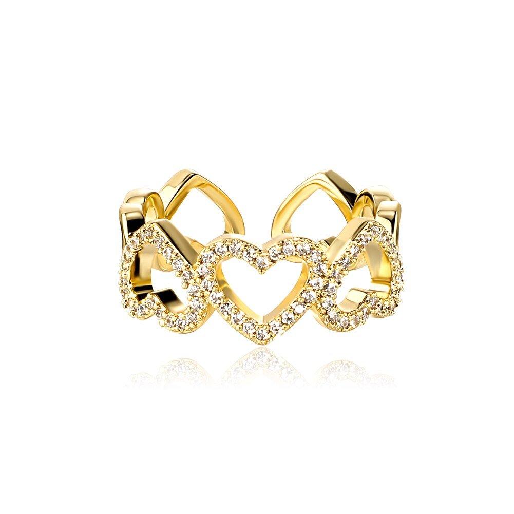 Many Hearts shaped Ring - Lux Collections Boutique