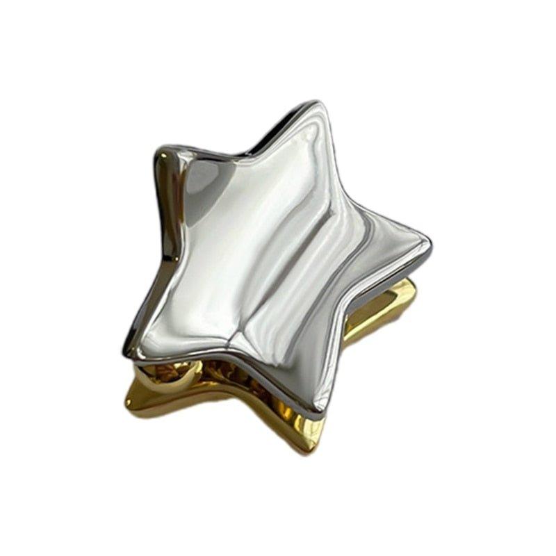 Mini Square Star Heart Shape Hair Clip - Lux Collections Boutique