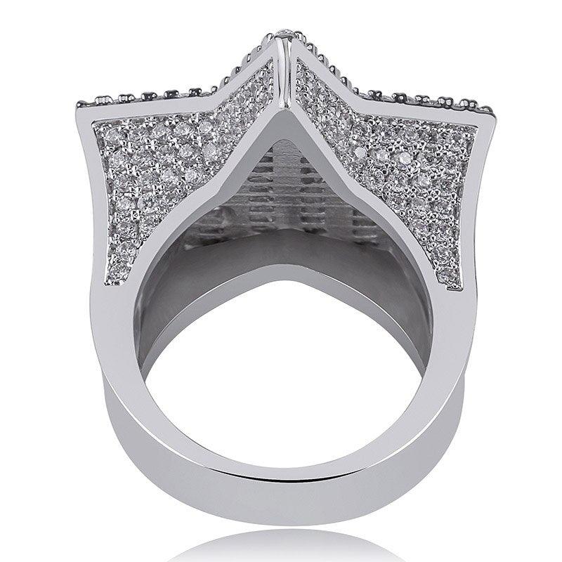 Super Star Iced Out Ring - Lux Collections Boutique