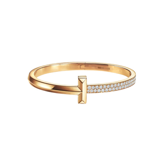 T Gold bracelet