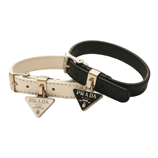 P Triangle leather Bracelet