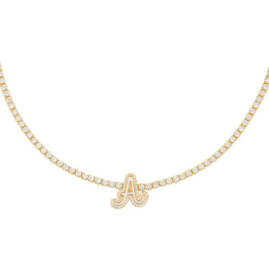 Script Initial Tennis Choker