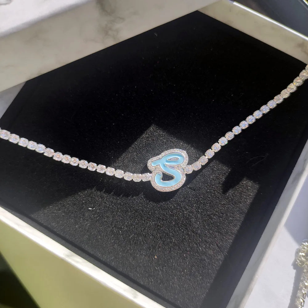 Script Initial Tennis Choker