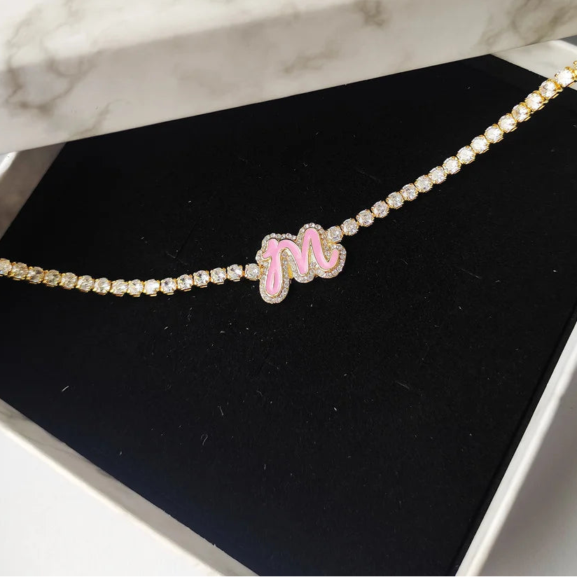 Script Initial Tennis Choker