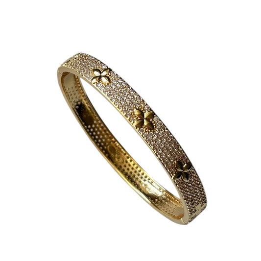 Fion Rhinestone Flower Bracelet