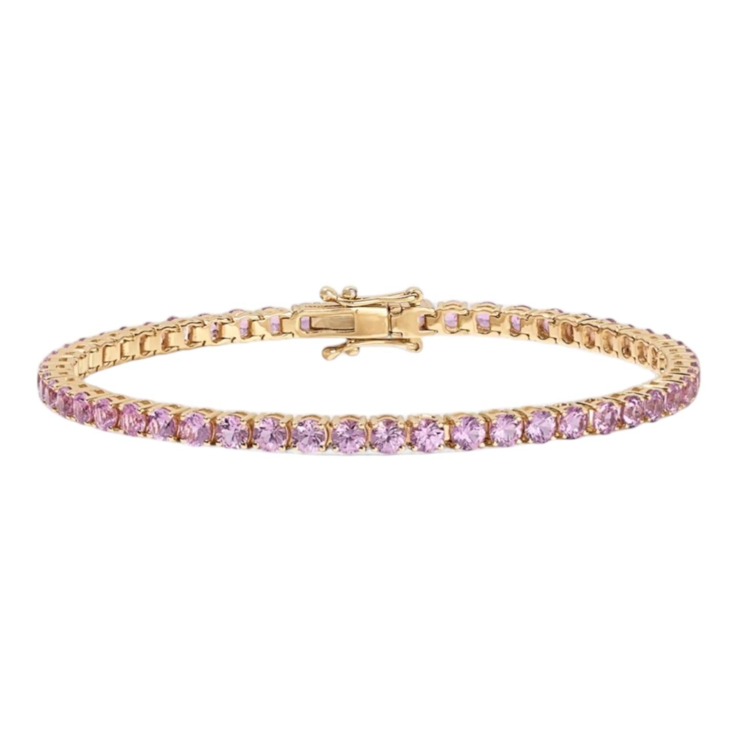 Pink ice tennis’s bracelet
