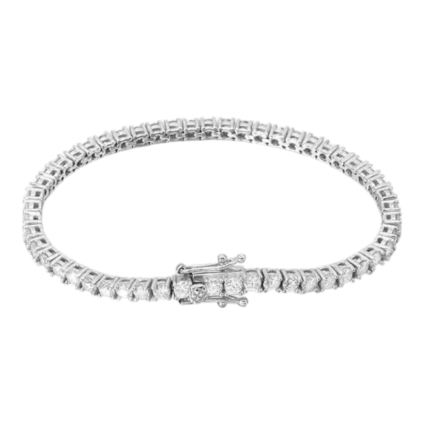 4mm Ankle Tennis Bracelet