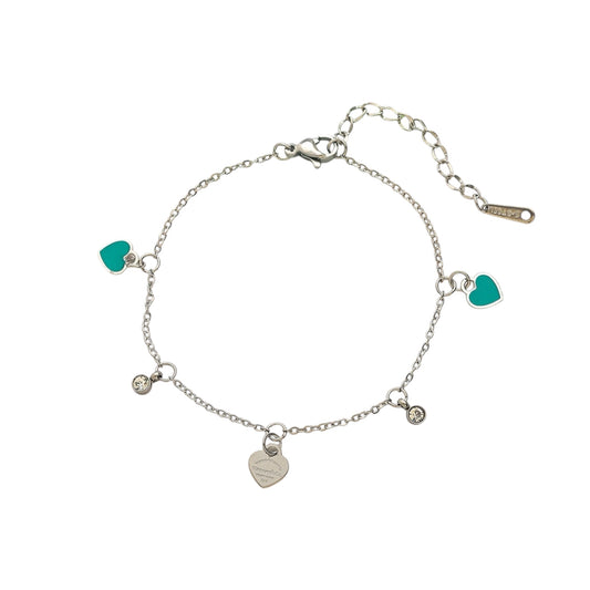 Heart Me Silver Bracelet