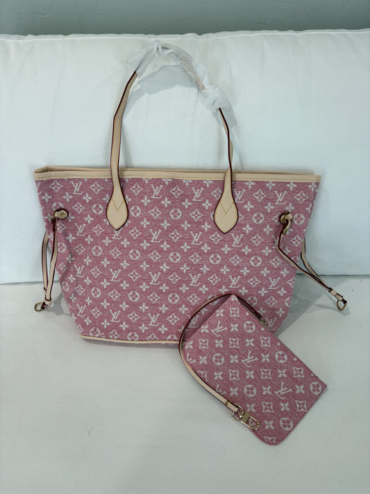Never full print tote