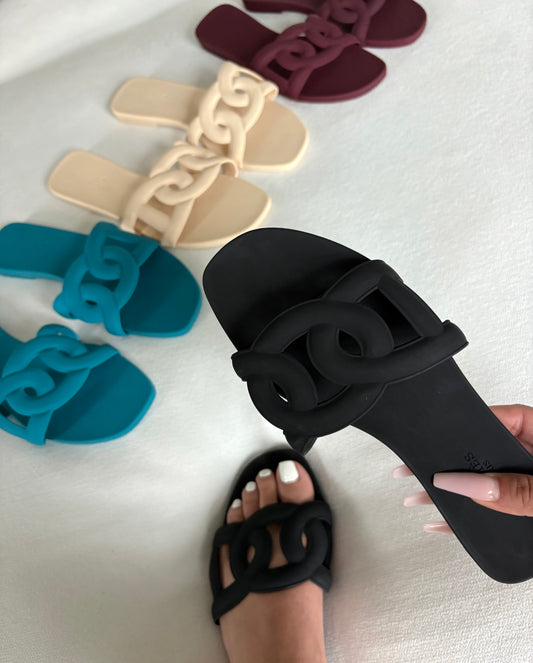 Chain Rubber Sandals