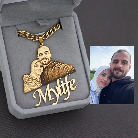 Custom Picture Nameplate Pendant