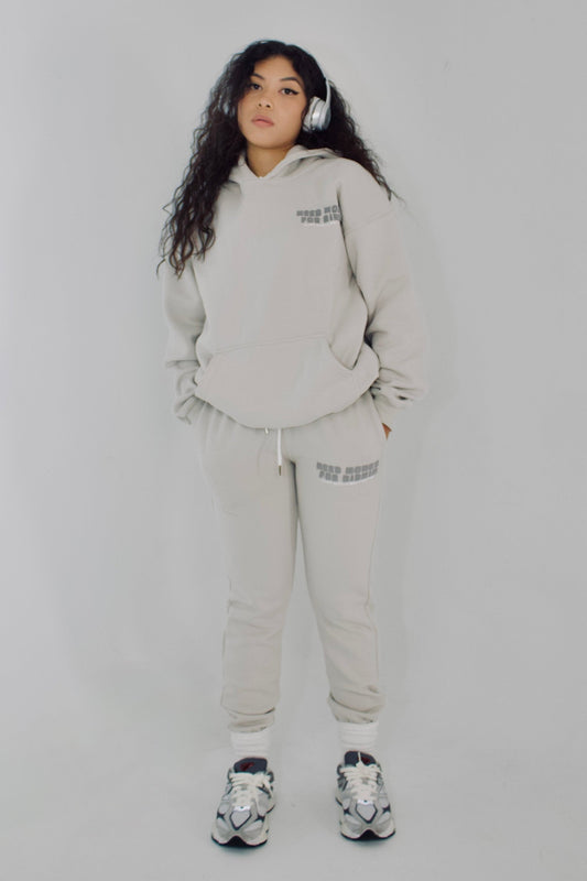 Need Money Sweat Pants Bone White