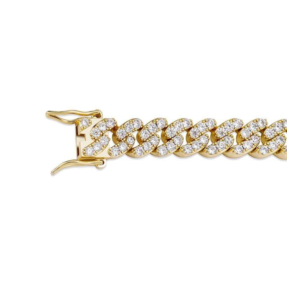 Butterfly Chain 8MM Cuban Chain Bracelet - Lux Collections Boutique