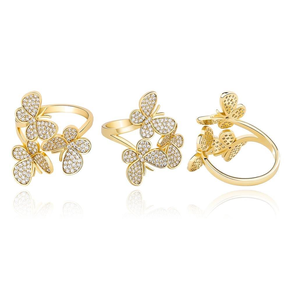 Butterfly Iced Out Ring - Lux Collections Boutique