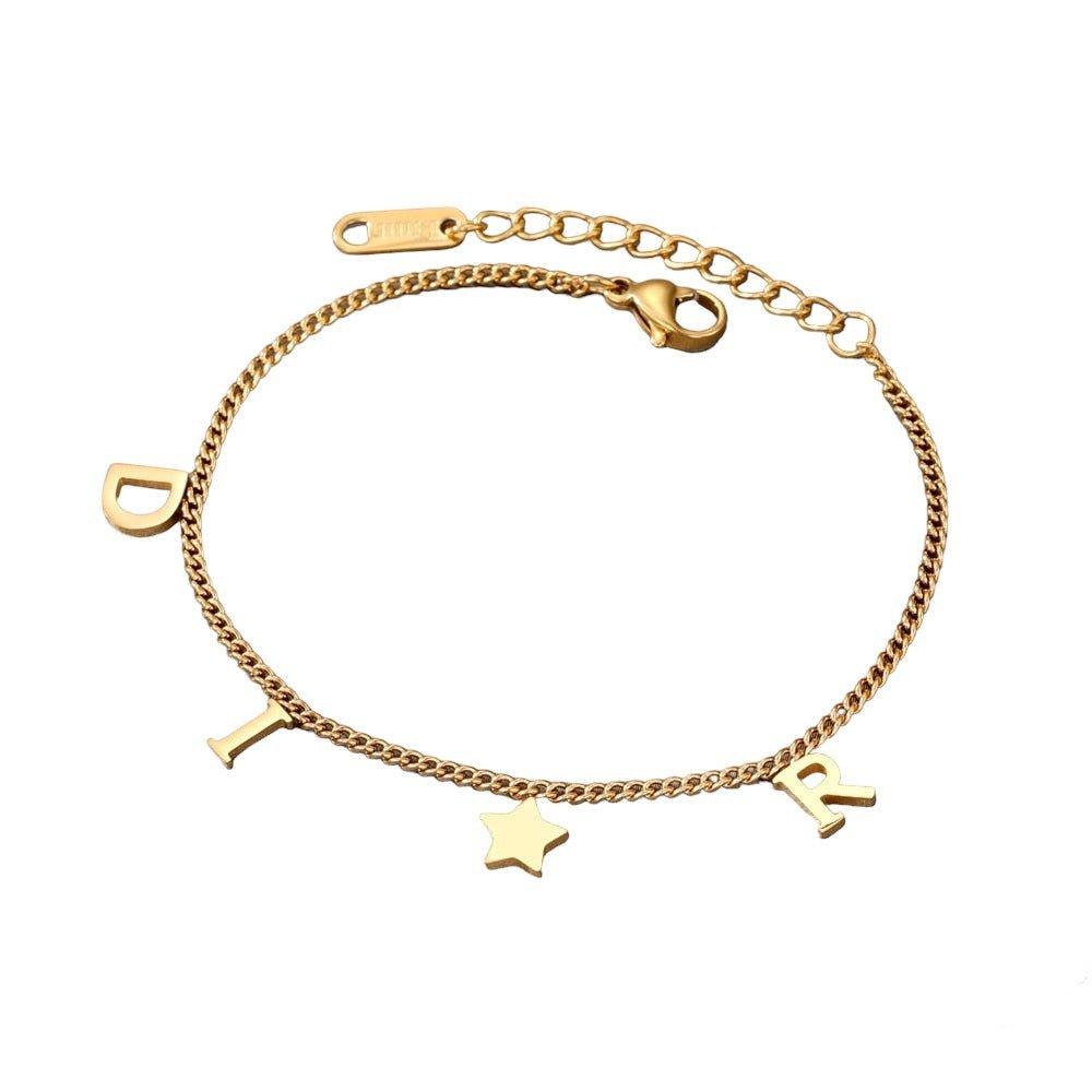 CD dangle star bracelet - Lux Collections Boutique
