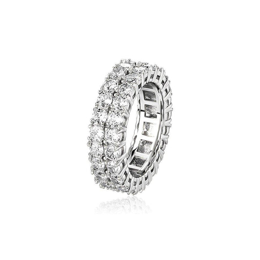 Eternity 2 paved Ring - Lux Collections Boutique