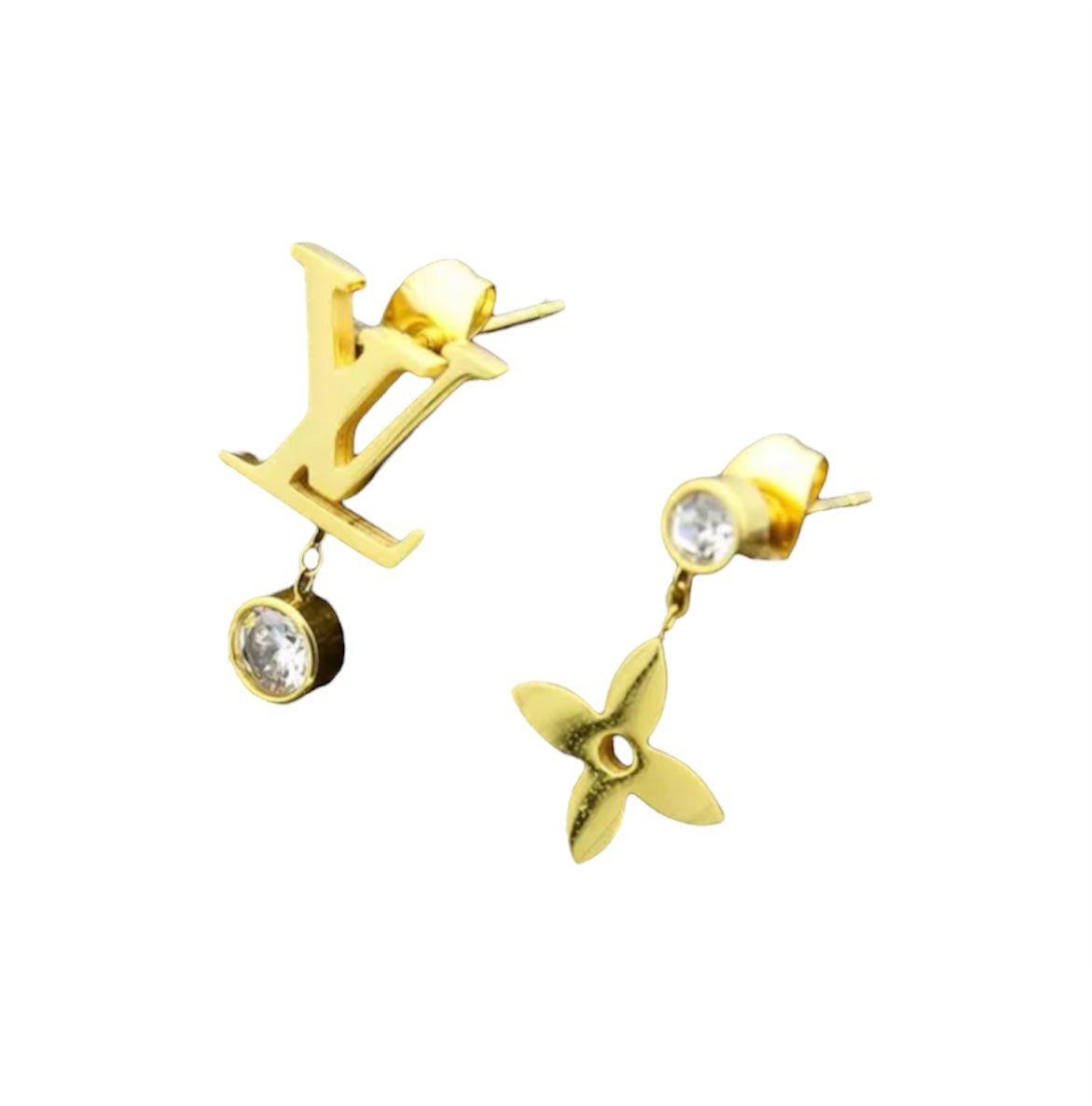 Flower Diamond Stud Earring - Lux Collections Boutique