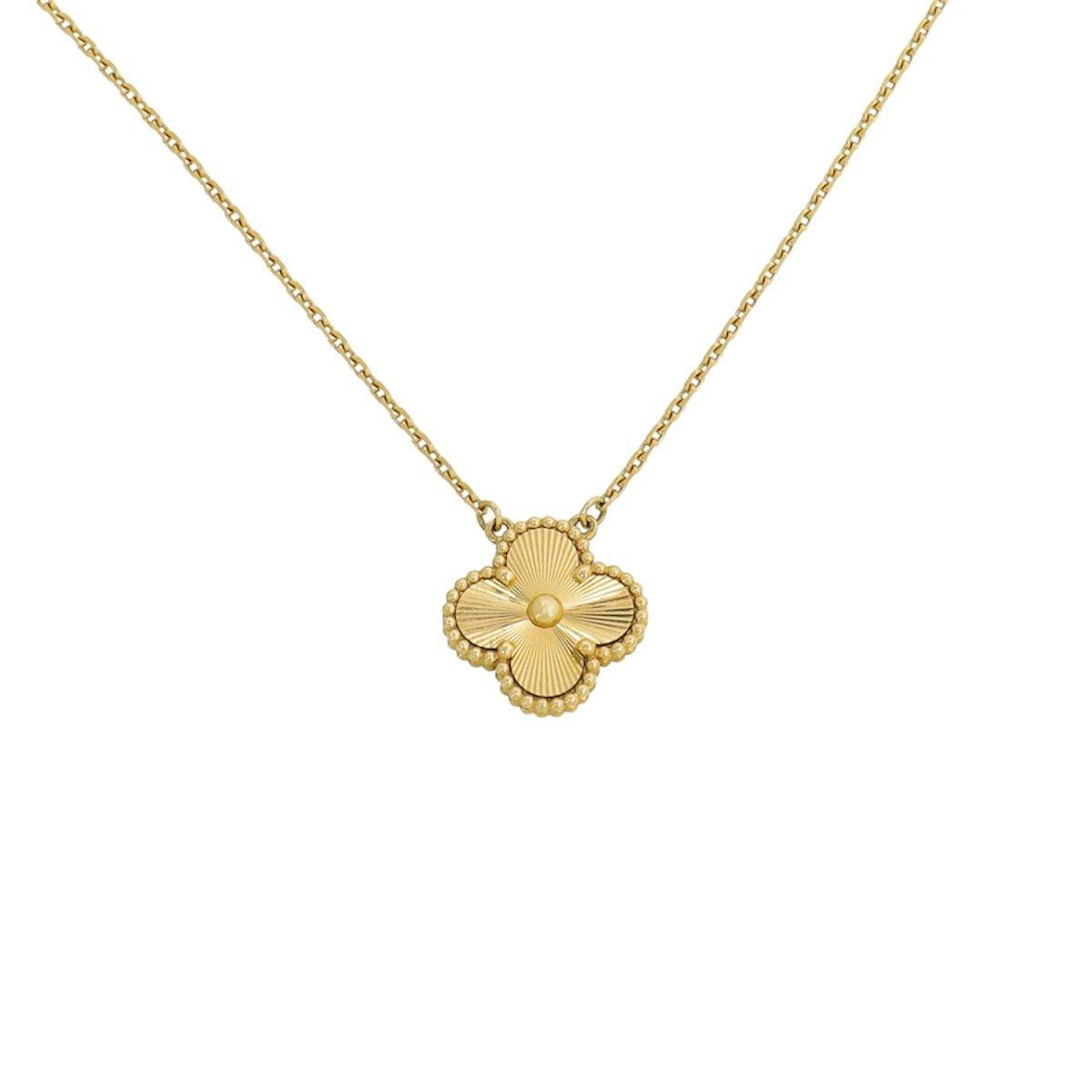 Four Leaf Clover Gold Necklace - Lux Collections Boutique