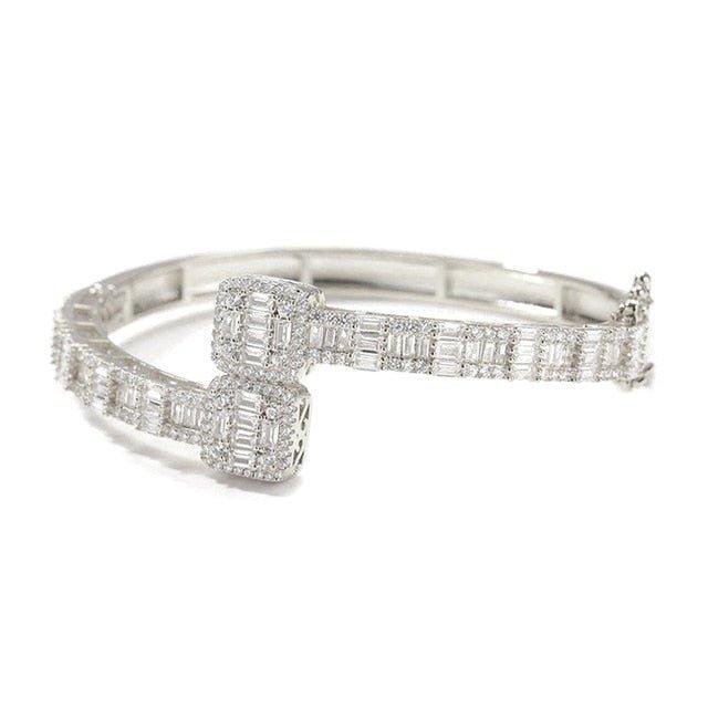 Iced Out Bling Square Bracelet - Lux Collections Boutique