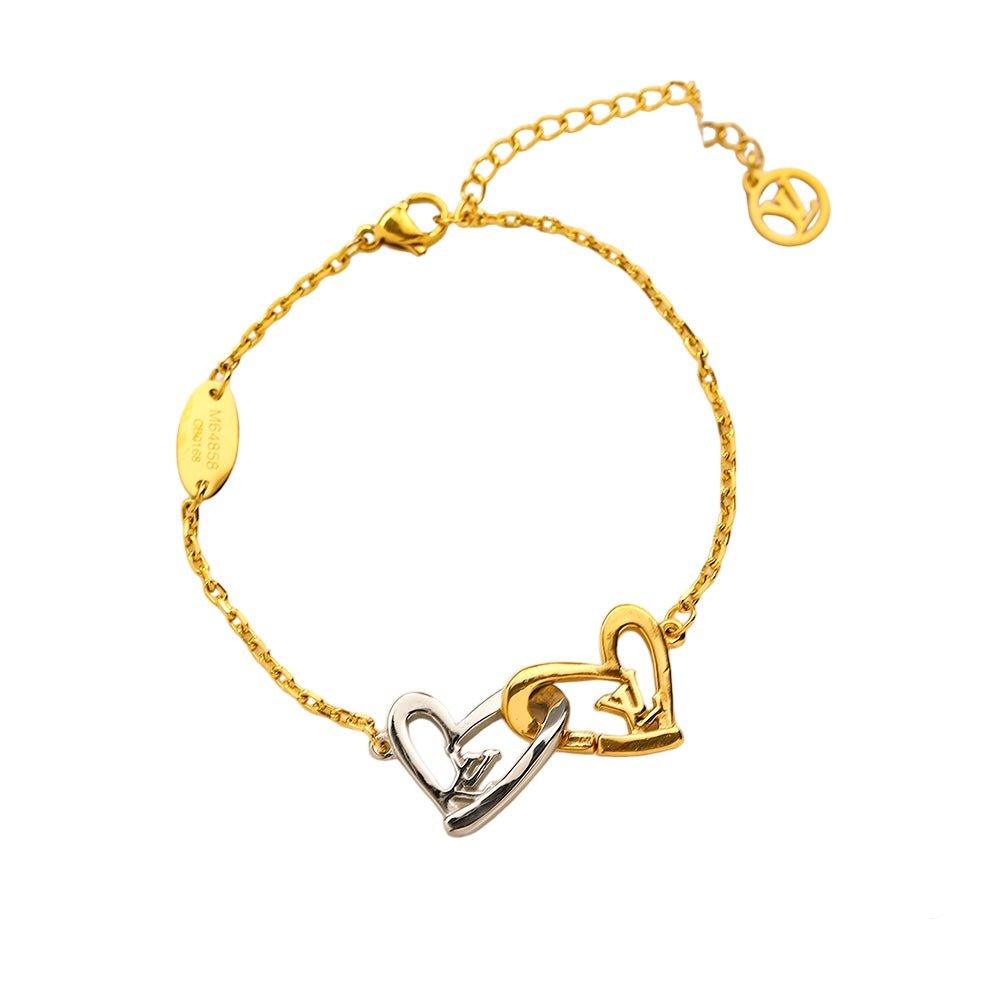 Lou 2 Hearts Bracelet - Lux Collections Boutique