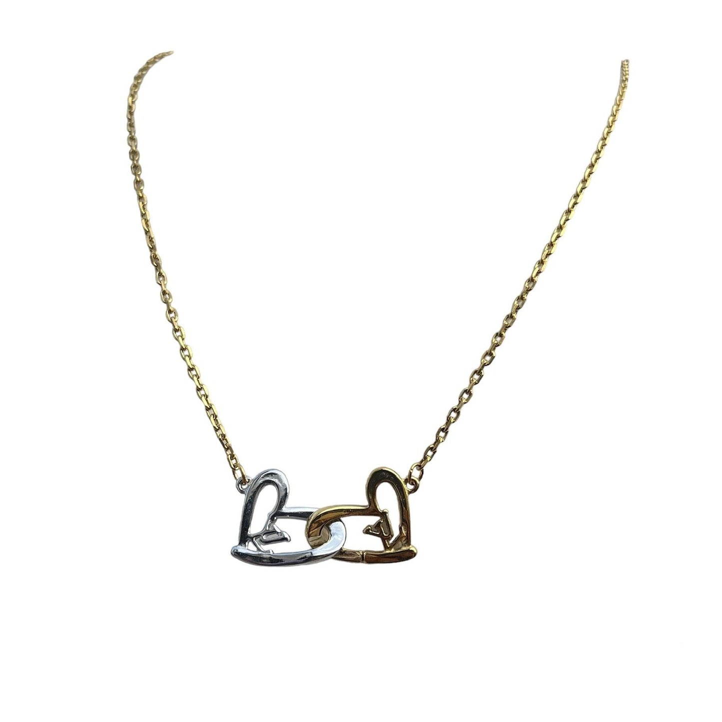 Lou 2 Hearts Necklace - Lux Collections Boutique