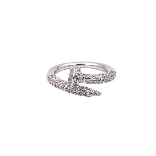 Nail diamond ring - Lux Collections Boutique