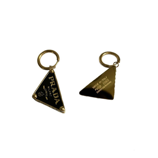 P Triangle diamond earring - Lux Collections Boutique