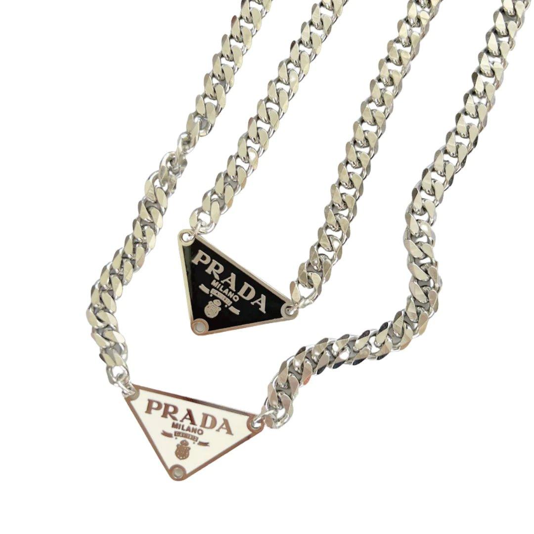 P Triangle Necklace - Lux Collections Boutique