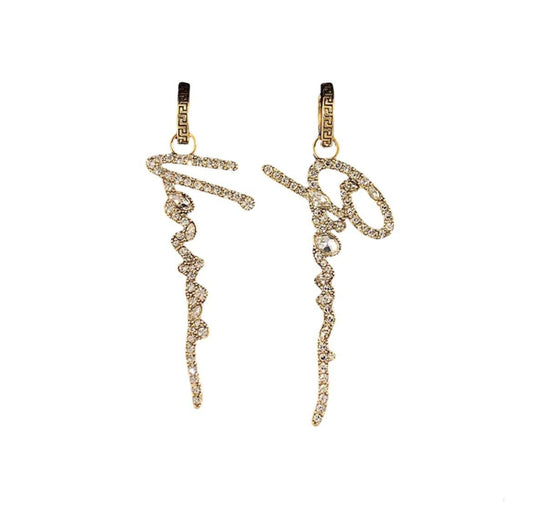 VG Name Earring - Lux Collections Boutique